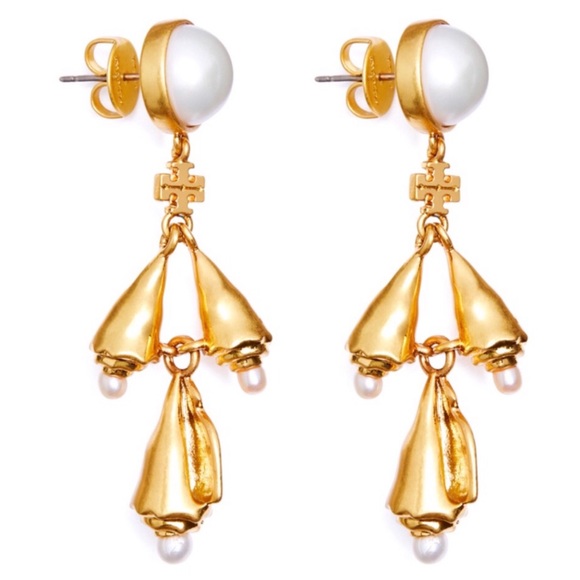 TORY BURCH • Poetry Of Things Necklace Earrings Set - Picture 8 of 9